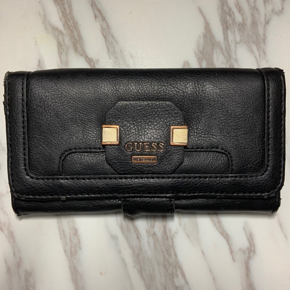 Guess Black Wallet - Picture 1 of 7